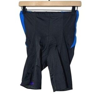 Pearl Izumi Technical Wear Cycling 8 Inch Shorts Size Medium Black Blue Purple
